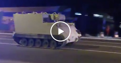 Cops Chased After A Tanker That Was Stolen From A Military Base