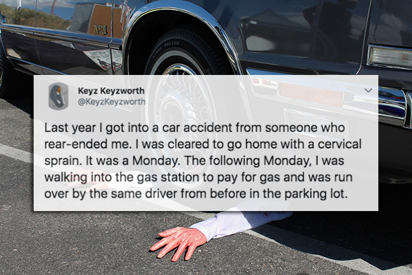Crazy & improbable events that actually happened to people