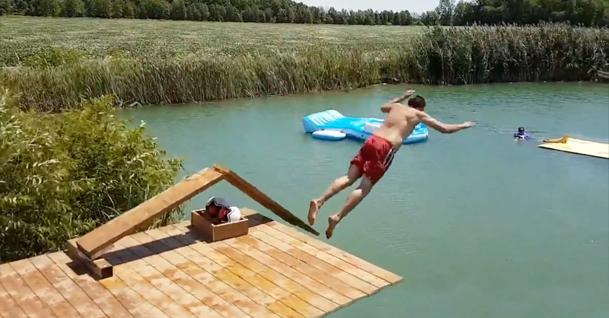 Diving board fails are a splash of hilarious