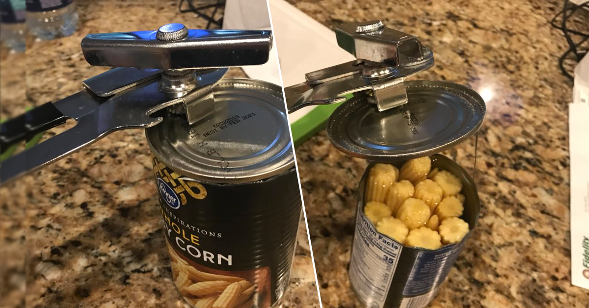 Video Shows the Proper Way to Open Soup and Bean Cans