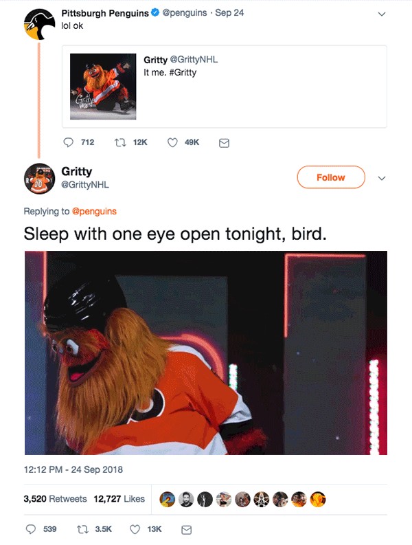 Philadelphia Flyers Gritty  Meet The Mascot Who Gives No Fs – The Chivery