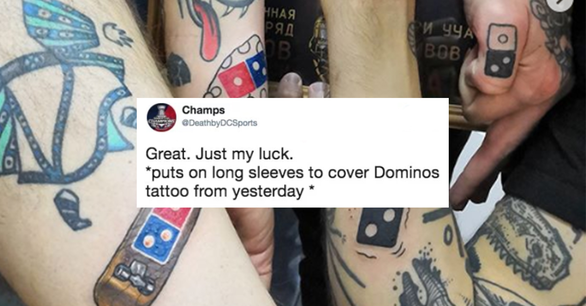 Tattoo brings Dominos Superfan recognition  Reading Eagle