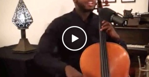 Guy beatboxes while playing Cello, and color me impressed (Video)