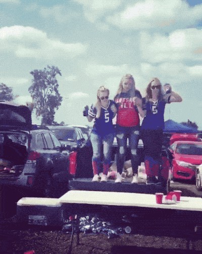 Sheriff: Table slamming will now be outlawed at Bills tailgate parties