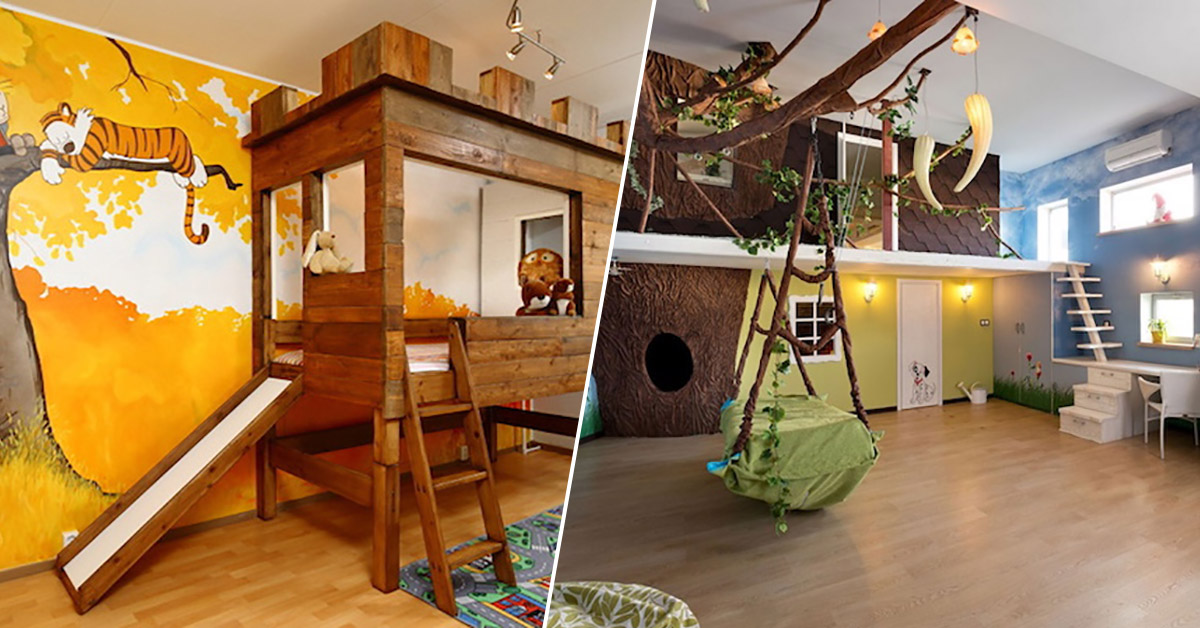 These are the coolest kids bedrooms you’ll ever see