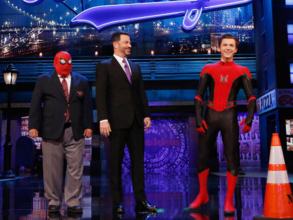 Tom Holland unveils new suit for 