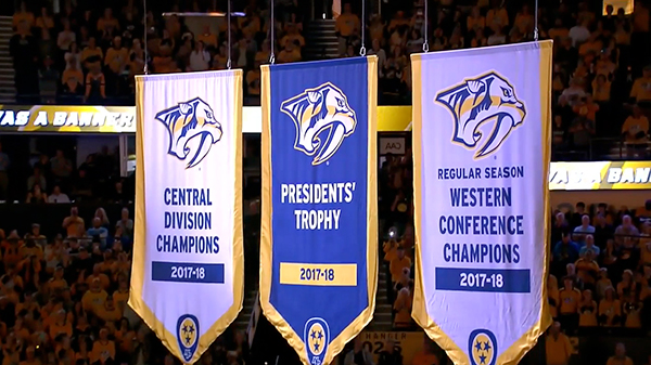 Nashville Predators raise a laughable banner, Internet destroys them