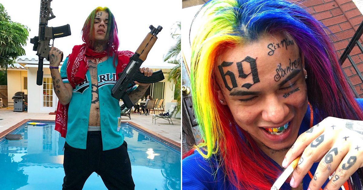 Soundcloud rapper 6ix9ine fudged up, faces 3hirty2wo years in prison