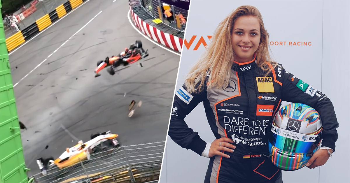 17-year-old F3 Driver Sophia Floersch Recovering After Horrific Crash ...