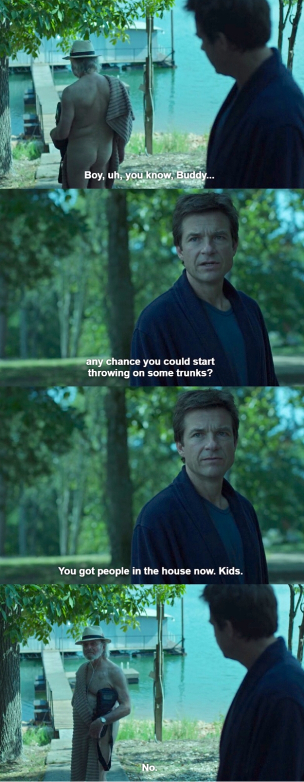 OZARK’s old man “Buddy Dyker” wisdom quotes actor Harris Yulin Chive