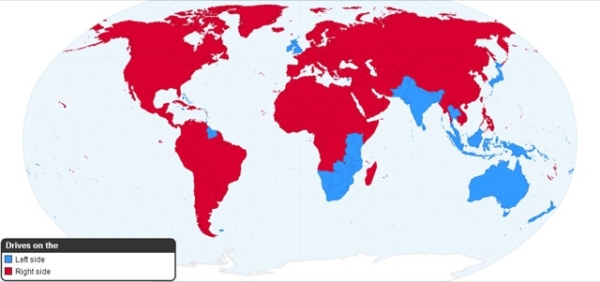 Unusual maps that show a different side of the world (16 Photos)