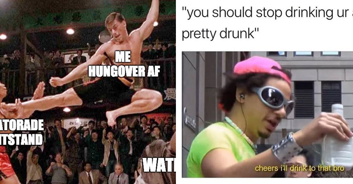 Drinking Memes, GIFs, and Tweets About Alcohol and Partying