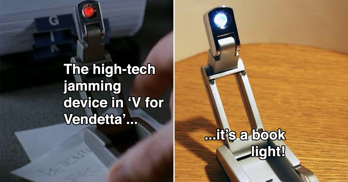 Everyday objects used as movie props theCHIVE