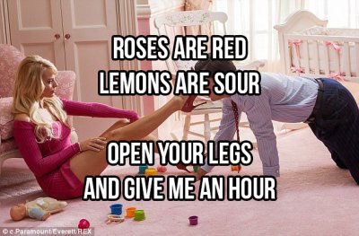 Inappropriate 'Roses are Red' poems to send your Valentine (19 Photos) :