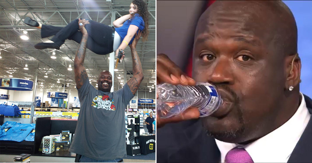 Shaq holding things and making them look tiny theCHIVE