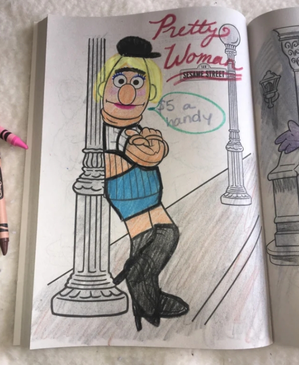 Corrupted coloring books are horribly funny (32 Photos)