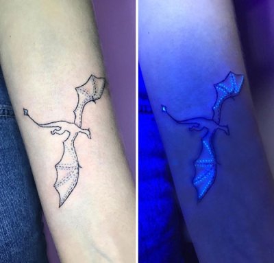 Epic Ultraviolet Tattoos That Are A Bright New Future Epic Ultraviolet Tattoos That Are A Bright New Future