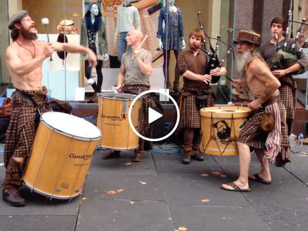 This Scottish street music makes me wanna get drunk and fight English ...