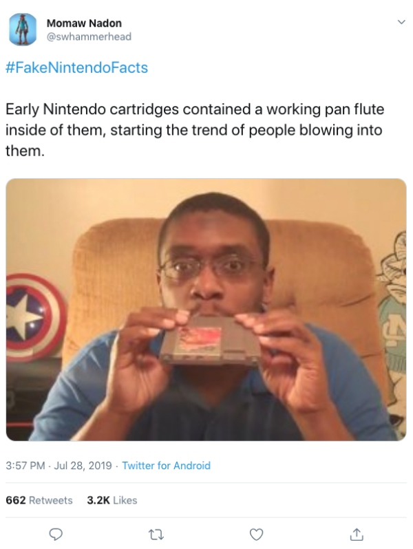 Fake Nintendo facts from Twitter that we wish were true