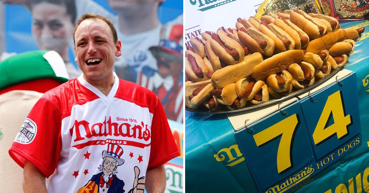Competitive eater Joey Chestnut has some insane eating records (23