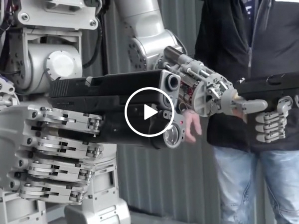 With A Robot Learning How To Use Guns Skynet S Not Far Behind Video