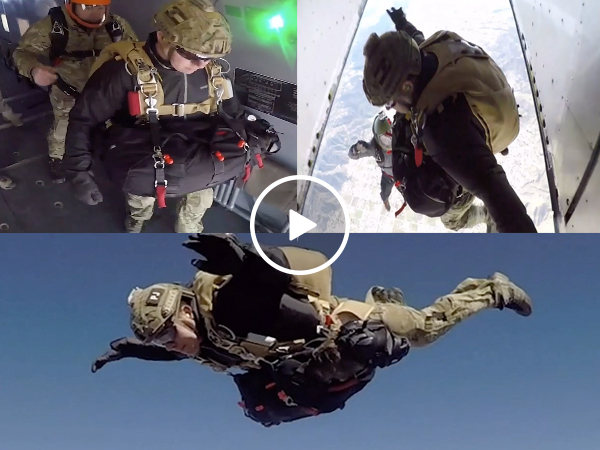 military working dogs skydiving