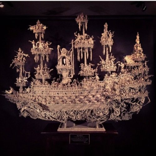ghost ship takes 15 months of hand carved details by insane artist jason stieva 9 Ghost Ship takes 14 months of hand carved details by insane artist: Jason Stieva (22 Photos)
