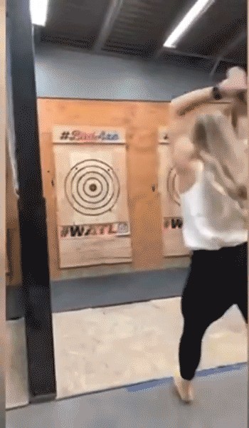 Axe-throwing wins and fails (14 GIFS)
