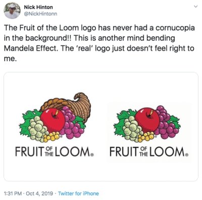 Man points out 'Fruit of the Loom' logo has never had a cornucopia