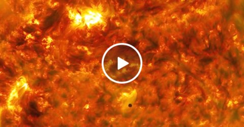 Mercury's transit in front of the Sun is mind-meltingly amazing (Video)