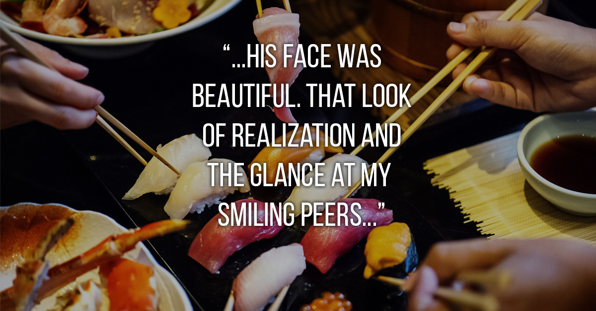 Rude waiter at Japanese restaurant underestimates his customer theCHIVE