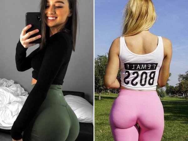 Girls yoga pants in thicc images.dujour.com: THE
