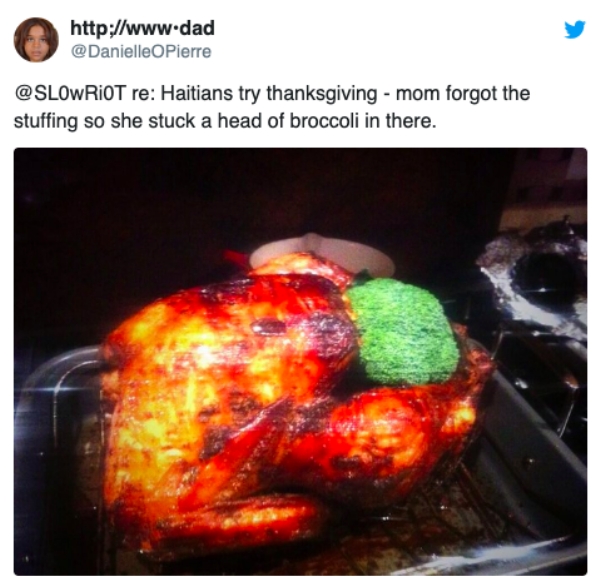 Tweets from people sharing the worst Thanksgiving fails
