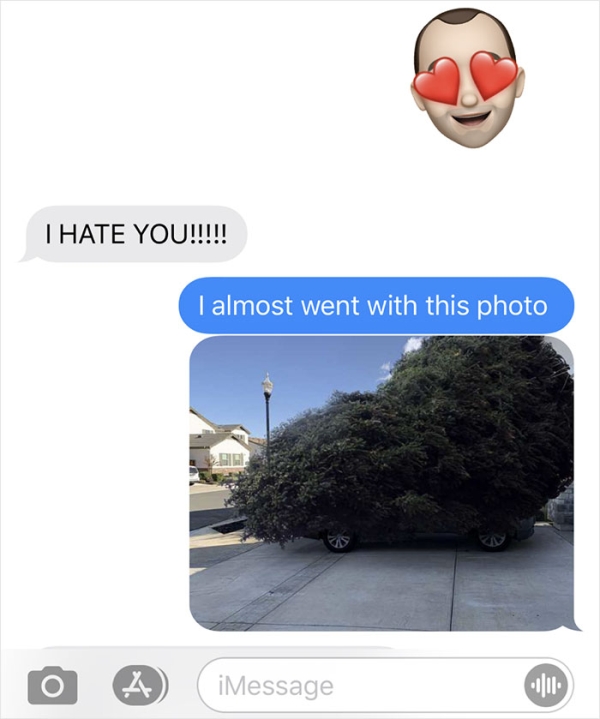 Husband pranks unsuspecting wife with Christmas tree prank Humor