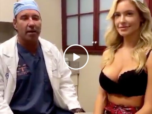 Doctor Gets A Handful to Prover Boobs Are in Fact Real