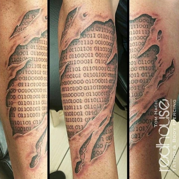 Binary Tattoo | Who will be the first to decode it? | Sean Bonner | Flickr