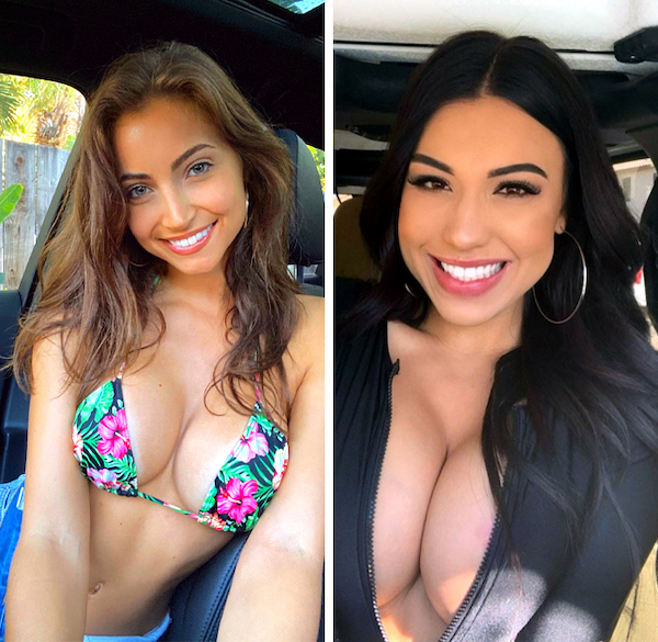 Hotness Gallery Filled With Cute Women Taking Car Selfi