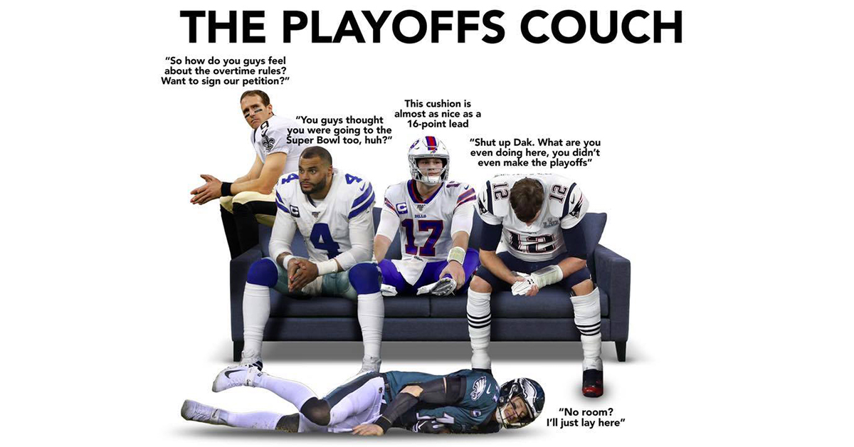 Leather bound memes from Wild Card Weekend in the NFL