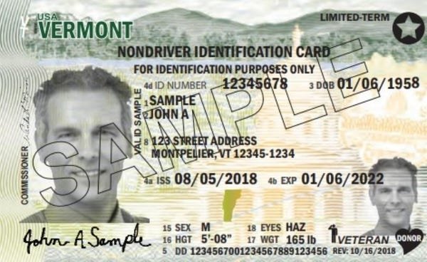 Vt License Format What Driver's Licenses Look Like In Each State