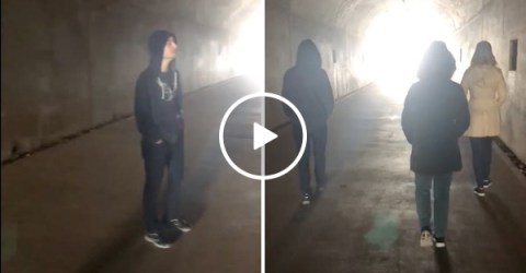 An abandoned military bunker is perfect for this beautiful song (Video)