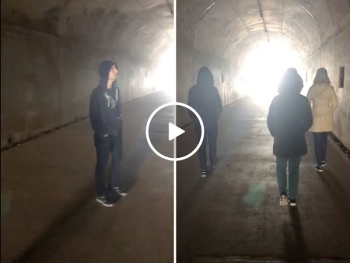 An abandoned military bunker is perfect for this beautiful song (Video)