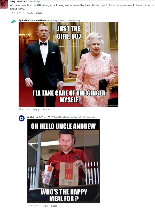 Another week of the funniest comments section in the world