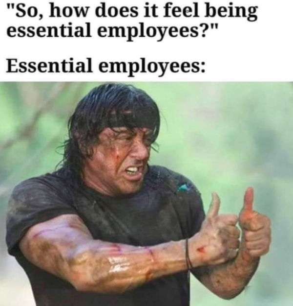 essential worker meme