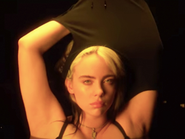 Billie taking 2025 her shirt off