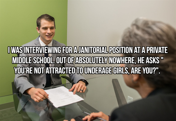 Weird & Inappropriate interview questions people have heard
