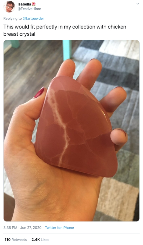 Crystals that look a LOT like food