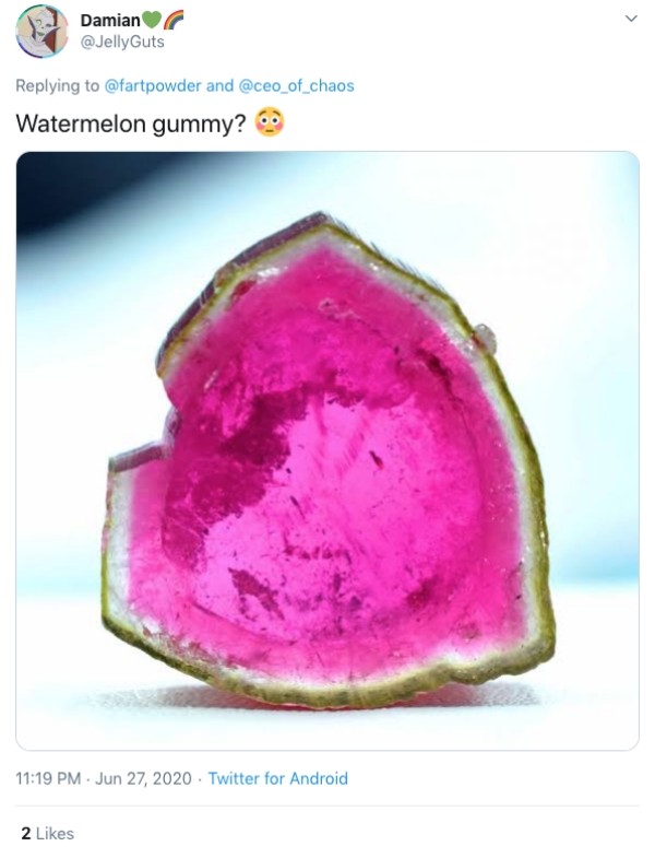 Crystals that look a LOT like food