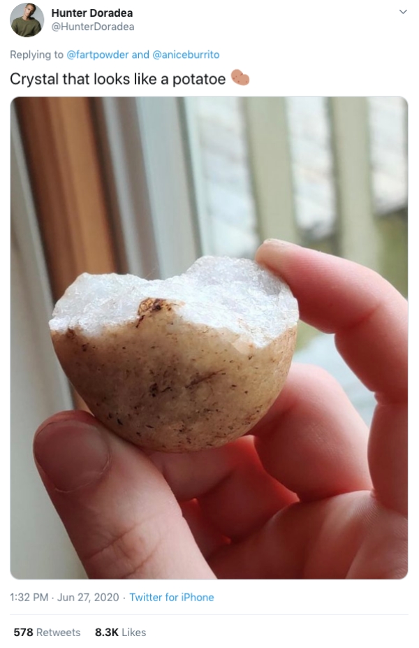 Crystals that look a LOT like food