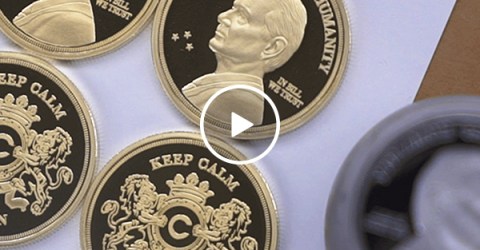 A look at the newly minted Bill Murray Coin collection (Video)