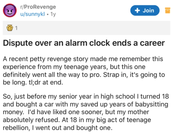 guy gets next level revenge on ahole auntie who kept taking his car 1 Guy gets next level revenge on A**hole Auntie over alarm clock dispute (15 photos)